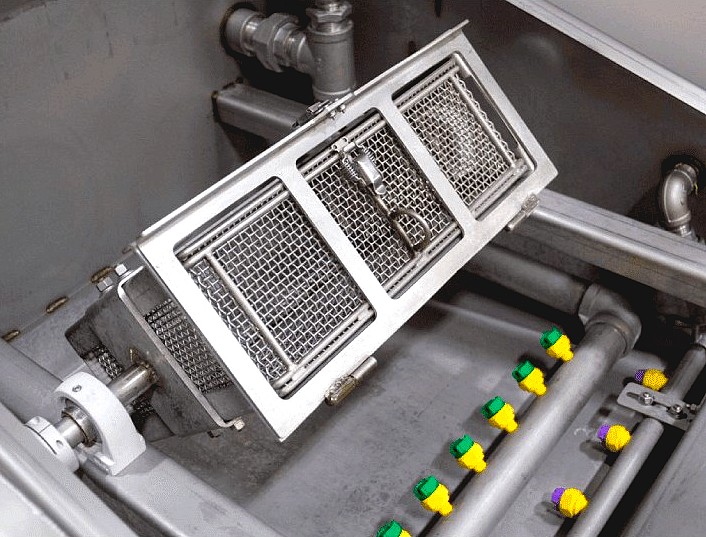 Hot air drying chamber